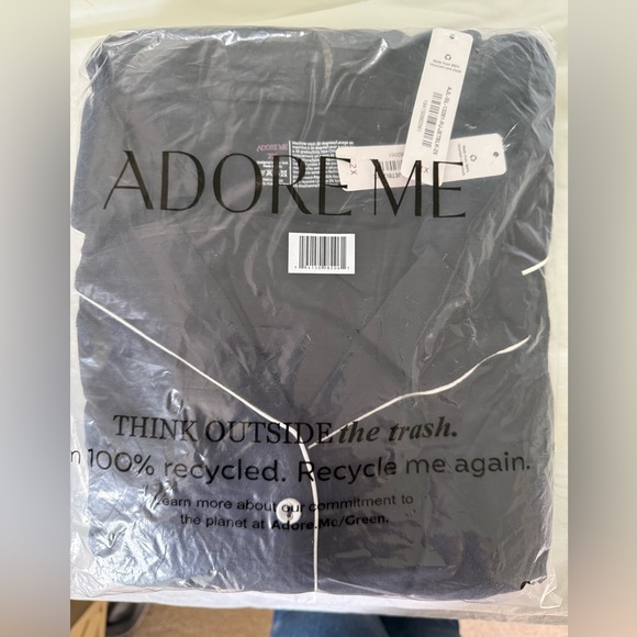 Adore Me Black and White Matilda Pajama Set - Picture 4 of 4